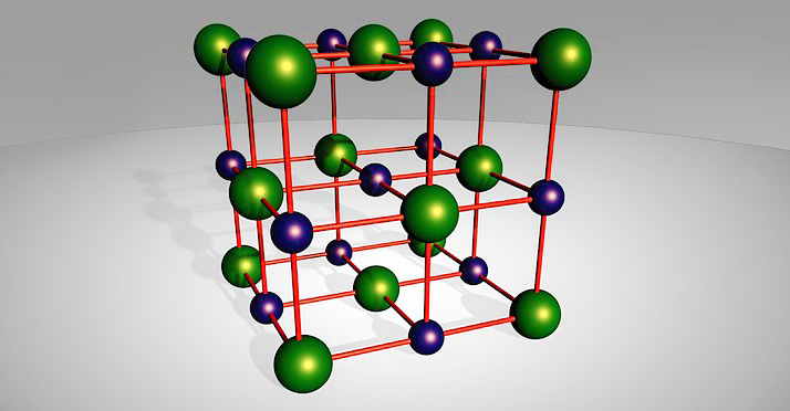 crystal atoms